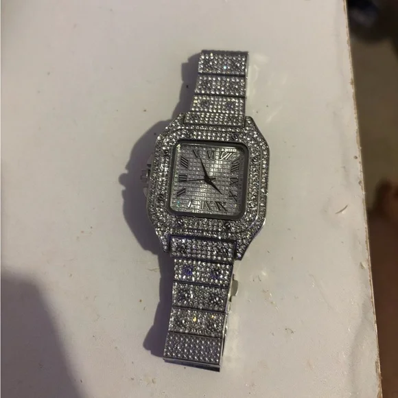 Silver Rhinestone Watch - Picture 5 of 5